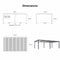 PURPLE LEAF Louvered Pergola Outdoor Aluminum Pergola with Adjustable Roof for Deck Backyard Garden Hardtop Gazebo