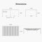 PURPLE LEAF Louvered Pergola Modern White Pergola with Adjustable Roof for Deck Backyard Garden