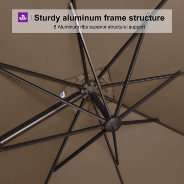 aluminum patio umbrella frame Cantilever Patio Umbrella