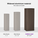 PURPLE LEAF Outdoor Hardtop Gazebo for Garden Bronze Double Roof Aluminum Frame Pavilion
