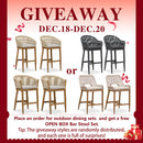 PURPLE LEAF 7/9/11 Pieces Outdoor Dining Set with Aluminium Table and Rattan Chairs, Champagne