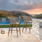 PURPLE LEAF Outdoor Bar stools Stools Set of 2 Rattan Bar Chairs with Embedded Cushions and  Back for Outdoor or Indoor