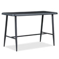 PURPLE LEAF Outdoor Bar Table Patio Dining Table Coffee Kitchen Breakfast Bistro Pub Bar Table for Patio Poolside