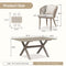 PURPLE LEAF Patio Dining Sets Aluminum Frame and Handwoven Wicker Chairs Set for Garden Deck, Cushions and Pillows included