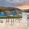 PURPLE LEAF Outdoor Bar stools Stools Set of 2 Rattan Bar Chairs with Embedded Cushions and  Back for Outdoor or Indoor