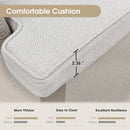 PURPLE LEAF 2 Pieces Patio Dining Chair Set All-Weather Wicker Dining Chair Aluminum Bistro Set with Cushions and Pillows for Garden Deck Kitchen