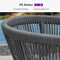 PURPLE LEAF Bar Stools Set of 2 Rattan Bar Stools with Cushions AluminumBar Chairs for Outdoor or Indoor Kitchen Bar Stools