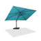 PURPLE LEAF Stepless Tilt Cantilever Umbrella Affordable Outdoor Patio Umbrella