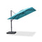 PURPLE LEAF Stepless Tilt Cantilever Umbrella Affordable Outdoor Patio Umbrella