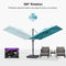 PURPLE LEAF Stepless Tilt Cantilever Umbrella Affordable Outdoor Patio Umbrella