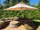 PURPLE LEAF Large Square Patio Cantilever Umbrella for Garden Pool Porch