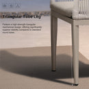 PURPLE LEAF Outdoor Dining Set with Sunbrella Cushions wicker patio table set  for Kitchen Deck Garden Outdoor Furniture Sets