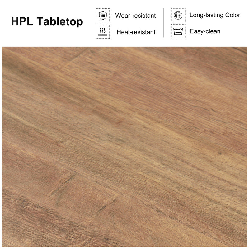 PURPLE LEAF Outdoor Dining Set with Sunbrella Cushions wicker patio table set  for Kitchen Deck Garden Outdoor Furniture Sets