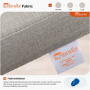 PURPLE LEAF Outdoor Dining Set with Sunbrella Cushions wicker patio table set  for Kitchen Deck Garden Outdoor Furniture Sets