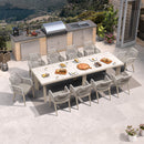 PURPLE LEAF Outdoor Dining Set with Sunbrella Cushions wicker patio table set  for Kitchen Deck Garden Outdoor Furniture Sets