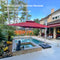 PURPLE LEAF Best Square Cantilever Pool Umbrella Outdoor Patio Sun Porch Umbrella