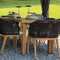 PURPLE LEAF 7/9/11 Pieces Patio Dining Set Cushions Wicker Outdoor Dining Table and Chairs