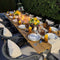 PURPLE LEAF Patio Dining Set for Garden Deck Wicker Table and Chairs Set