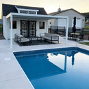 PURPLE LEAF Athena Louvered Pergola Modern White Pergola with Adjustable Roof for Deck Backyard Garden