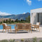 PURPLE LEAF Rivra 4-Piece Patio Conversation Set with Wicker Chairs and hick Sofa Cushions for Garden