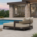 PURPLE LEAF Outdoor daybed Wider Chaise Lounge with Cushion and Pillow
