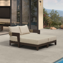 PURPLE LEAF Outdoor daybed Wider Chaise Lounge with Cushion and Pillow