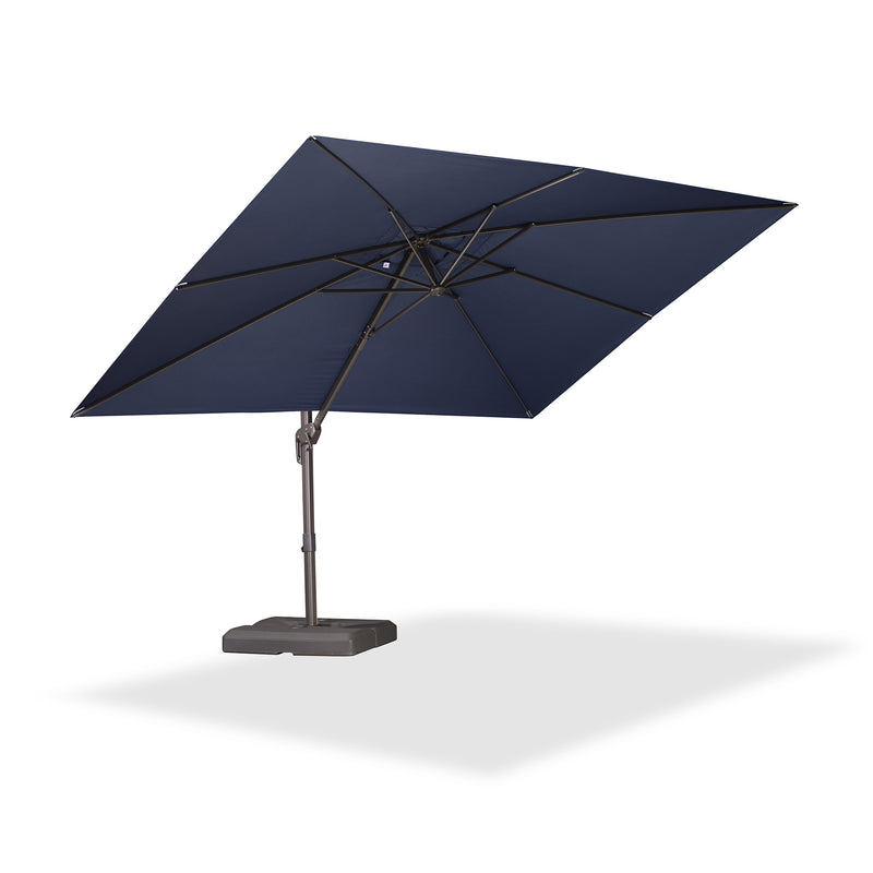 PURPLE LEAF Patio Cantilever Umbrella with Aluminum Offset Hanging for Pool Garden Deck