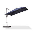PURPLE LEAF Patio Cantilever Umbrella with Aluminum Offset Hanging for Pool Garden Deck