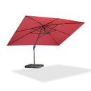 PURPLE LEAF Patio Cantilever Umbrella with Aluminum Offset Hanging for Pool Garden Deck