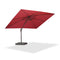 PURPLE LEAF Patio Cantilever Umbrella with Aluminum Offset Hanging for Pool Garden Deck