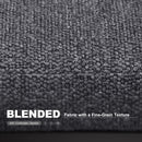 PURPLE LEAF Caesar Outdoor Dining Set Aluminum Luxury Patio Furniture Table and Chairs Set with Olifen Removable Thick Cushion and Pillow Patio Dining Sets for Garden Deck