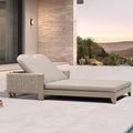 PURPLE LEAF Outdoor Chaise Lounge Chairs with Cushion Aluminum Poolside Sun Chair Adjustable Sunbathing Tanning Reclining