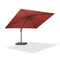 PURPLE LEAF Patio Cantilever Umbrella with Aluminum Offset Hanging for Pool Garden Deck