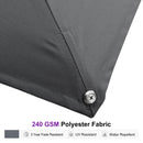 PURPLE LEAF Outdoor Sun Heavy Duty Cantilever Umbrella for Patio, Porch, Beach