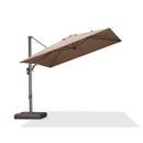 PURPLE LEAF Patio Cantilever Umbrella with Aluminum Offset Hanging for Pool Garden Deck