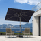 PURPLE LEAF Deluxe Aluminum Market Umbrella, Outdoor Table Umbrella for Patio, Porch