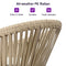 PURPLE LEAF 7/9/11 Pieces Outdoor Dining Set with Aluminium Table and Rattan Chairs, Champagne