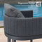PURPLE LEAF Outdoor Bar Stools Set of 2 Modern Olefin Weaving Bar Chairs with Backrest Pillow for Patio, Poolside or Indoor
