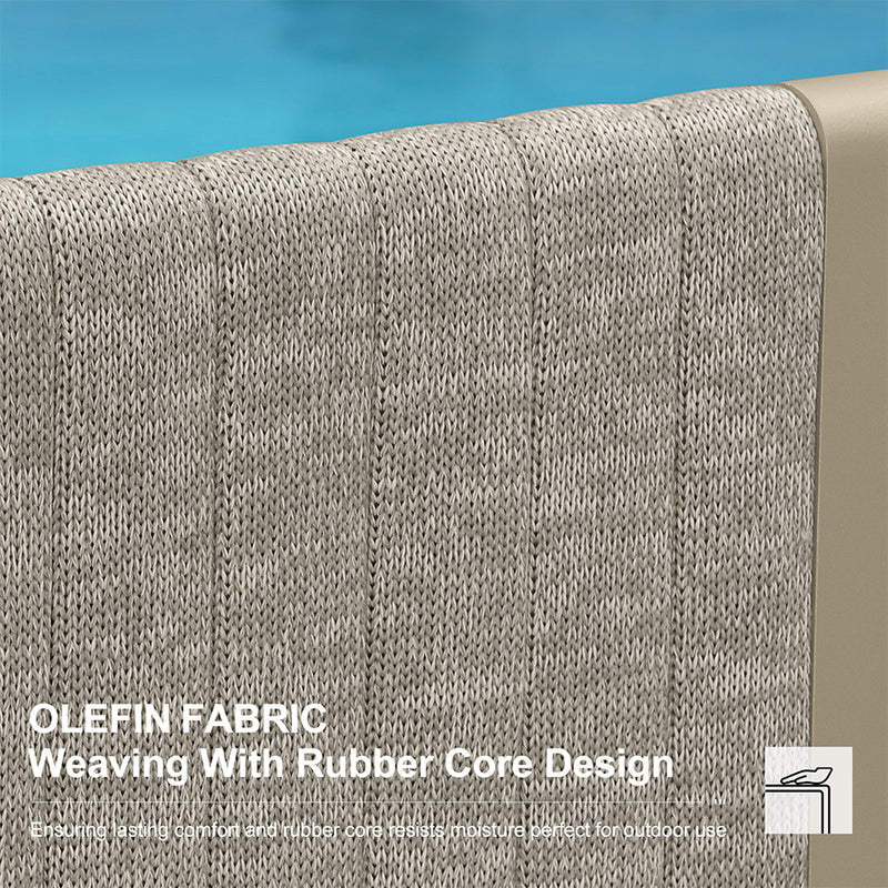 PURPLE LEAF Outdoor Bar Stools Set of 2 Modern Olefin Weaving Bar Chairs with Backrest Pillow for Patio, Poolside or Indoor