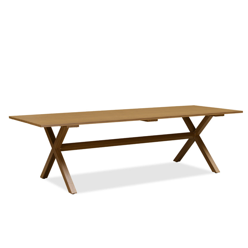 PURPLE LEAF Teak Patio Dining Set with Cushions and Pillow All-Weather Wicker Patio Table Set for Garden, Deck, and Yard