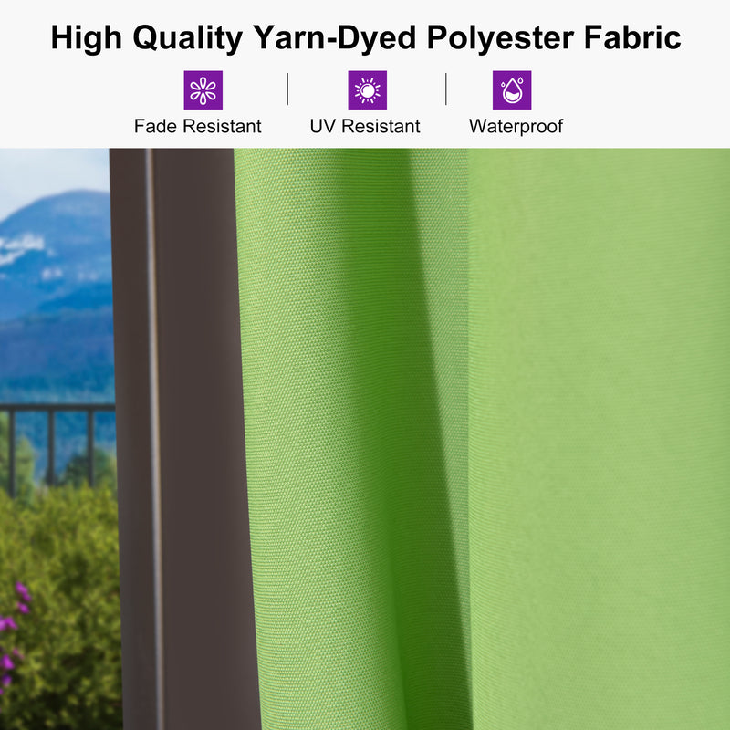 PURPLE LEAF Patio Cantilever Umbrella with Aluminum Offset Hanging for Pool Garden Deck