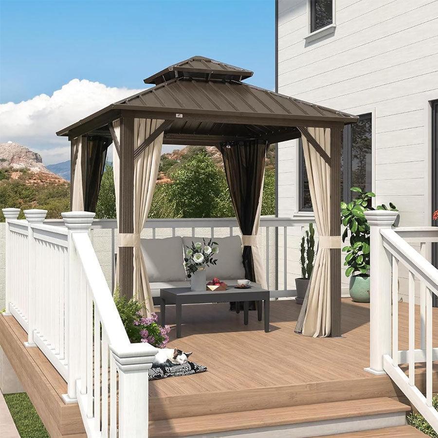 Purple Leaf Hardtop Gazebo - Thumbnail 3
