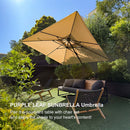 PURPLE LEAF Premium Patio Umbrella Classic SUNBRELLA Cantilever Umbrellas