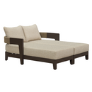 PURPLE LEAF Outdoor daybed Wider Chaise Lounge with Cushion and Pillow