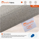 PURPLE LEAF 7/9/11 Pieces Patio Dining Set with Sunbrella Cushions All-Weather Wicker Patio Table and Chairs for Deck, Garden