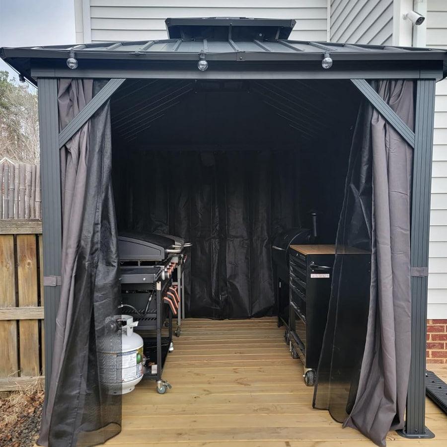 Purple Leaf Hardtop Gazebo - Thumbnail 4