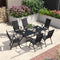 OPEN BOX I PURPLE LEAF Outdoor Lightweight Dining Table Black