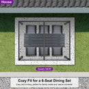 PURPLE LEAF Caesar Louvered Pergola with Milky String Lights Patio Aluminum Pergola with Independent Adjustable Rainproof Roof Hardtop Pergola for Outdoor Deck Garden Yard