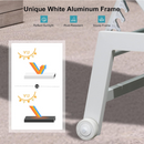 PURPLE LEAF Outdoor Chaise Lounge Set Adjustable Sunbathing Recliner with Side Table for Beach Poolside Patio Outside Aluminum Chaise Lounger