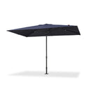 PURPLE LEAF Luxury Market Umbrella 1.9"/2.4"/3.1" Pole Commercial Hydraulic Semi-Automatic Umbrella